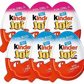 Kinder Joy 3-Girls & 3-Boys with Surprise Inside (6-Total)