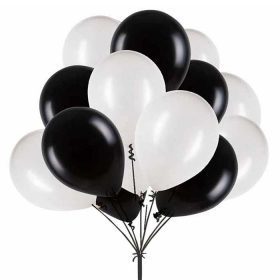 Black and White Combination Balloon 100pcs