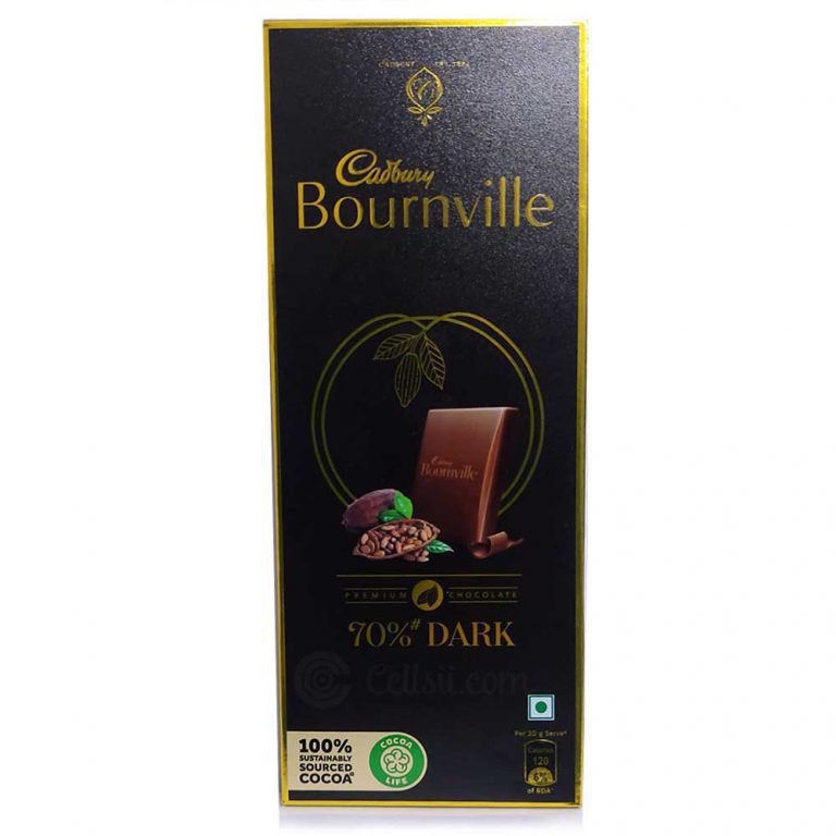 Cadbury Bournville Rich Cocoa 70% Dark Premium Chocolate 80g