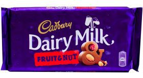 Cadbury Dairy Milk Fruit & Nut Chocolate Bar 200g