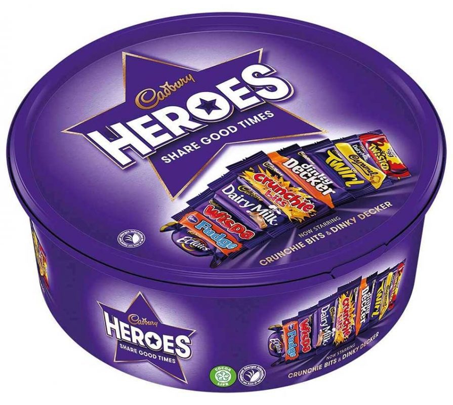 Cadbury Heroes Tub 600g - Buy at | ChocoCraving