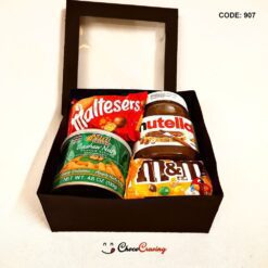 Premium chocolate gift box 907-open