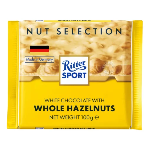 Ritter Sport white whole Hazelnuts 100g