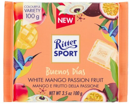 Ritter Sport White Mango Passion Fruit 100g