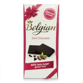 Belgian Dark Chocolate 99% Less Sugar Gluten Free 100g