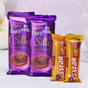 Cadbury-dairymilk-silk-and-5star-hamper