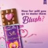 cadbury dairy milk silk heart blush 150g