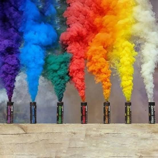 Color smoke bomb (5 pcs set) smoke flares