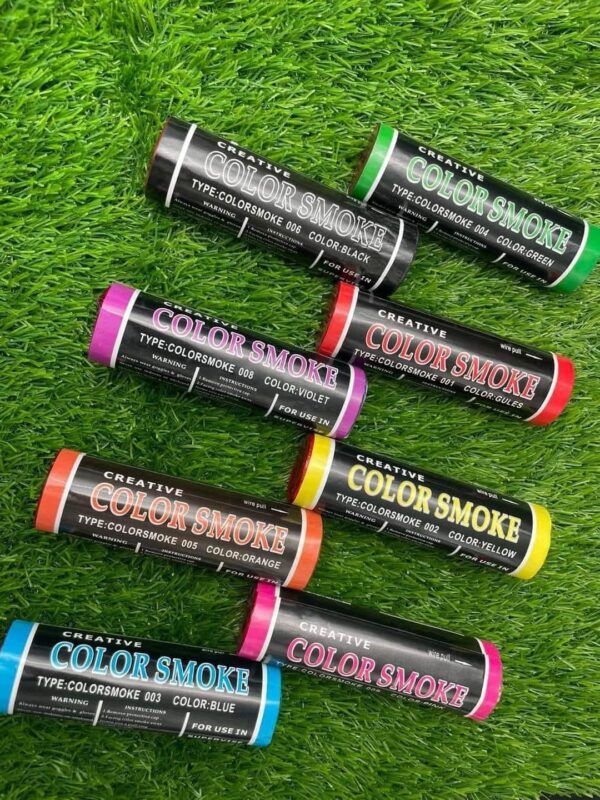 Color smoke bomb (5 pcs set) smoke flares