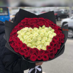 100pcs rose bouquet